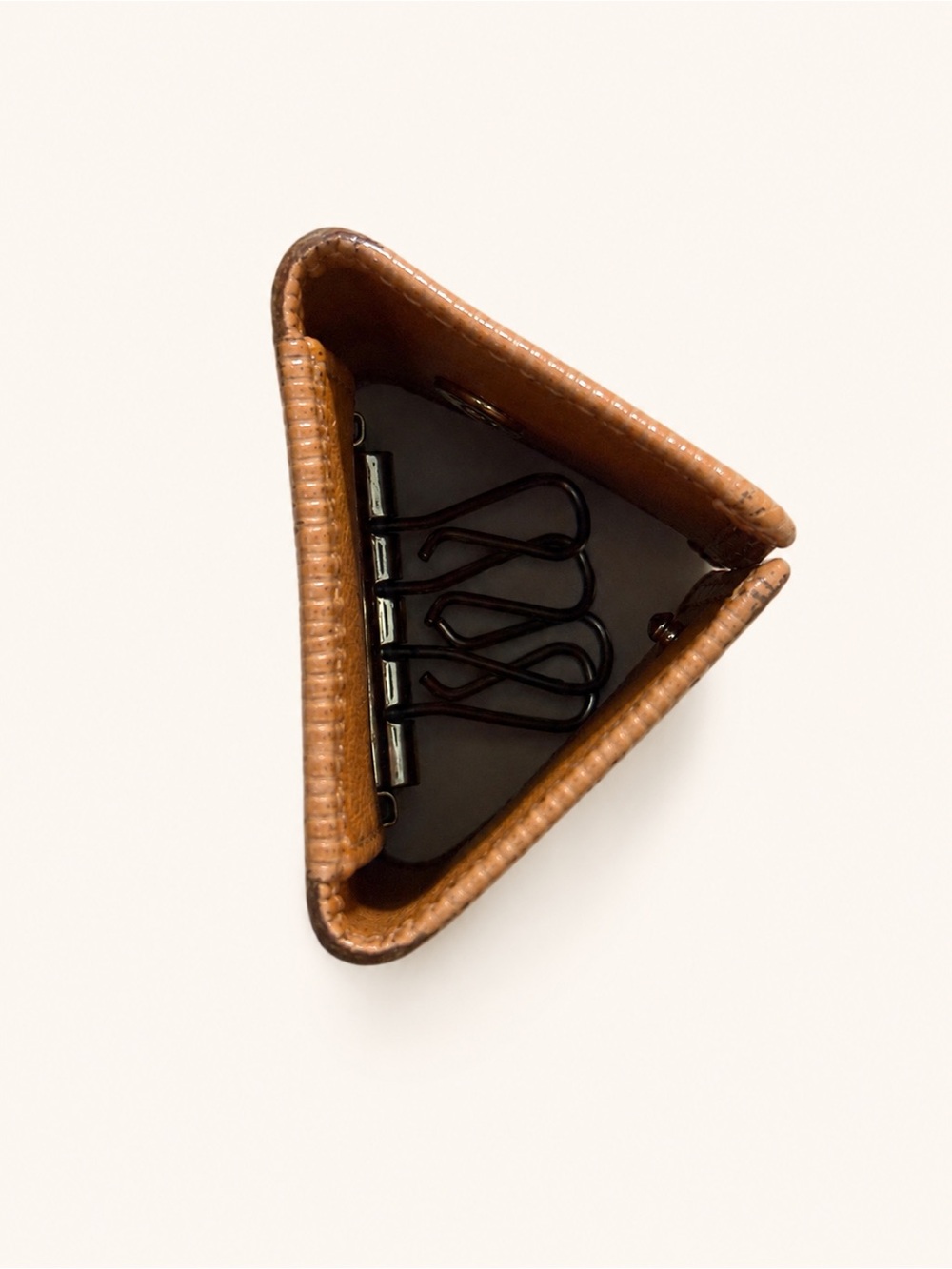 Louis Vuitton Orange Epi Leather 4 Key Holder Case Vintage - Picture 6 of 7
